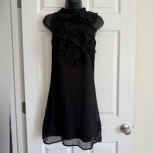 Fire Los Angeles Black Halter Dress Size Small Party Holiday Formal Wedding